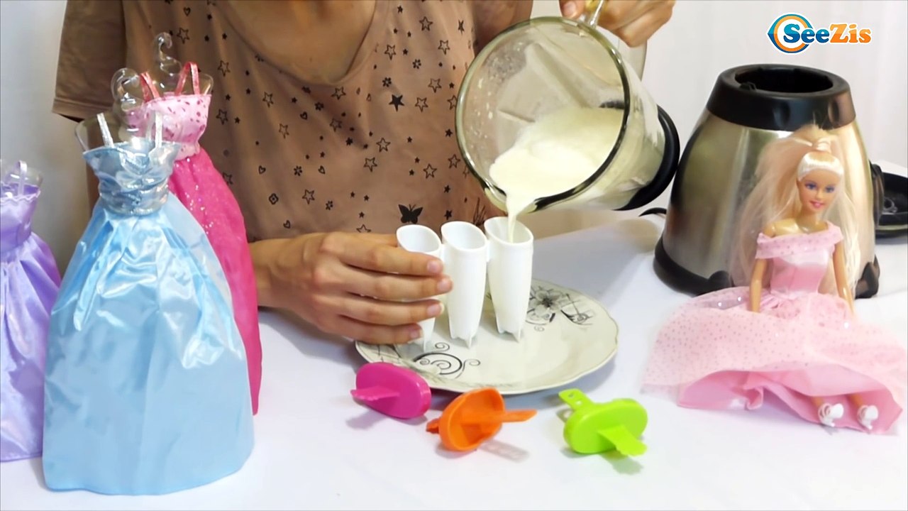 ✔ Видео для девочек. Юля готовит Мороженое для Куклы Барби / Barbie Doll. Videos for Children ✔