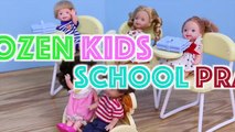 Frozen Kids School Prank Barbie Elsa Spiderman Anna DisneyCarToys Felicia & Krista
