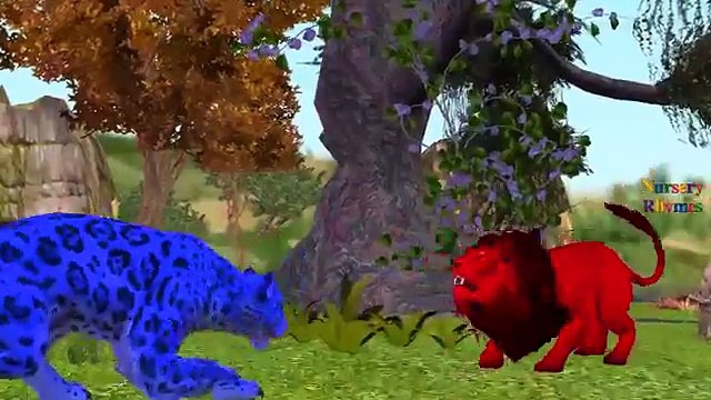 Learning Wild Animals Names & Animals Sounds | Colors Dinosaurs Finger Family Nursery Rhymes