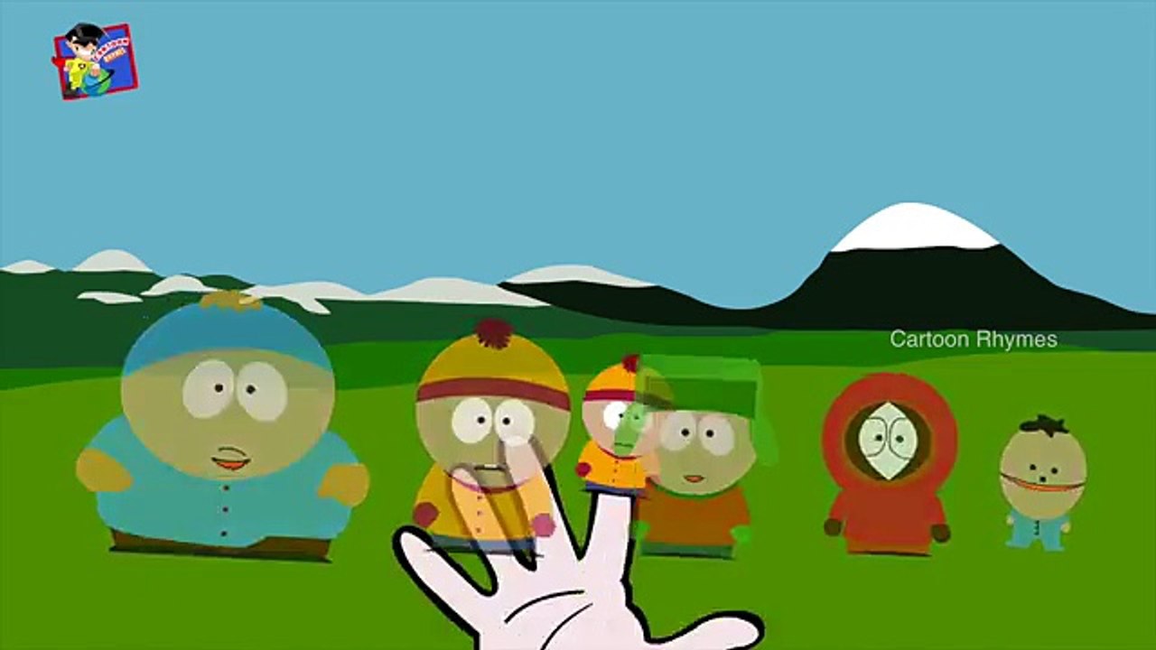 Finger Family Funny South Park Cartoon Finger Family Rhymes for Children