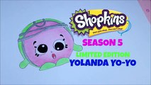 How to Draw Shopkins Season 5 Limited Edition Yolanda Yo-Yo