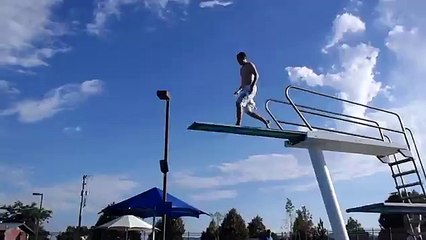 Half Gainer off the High Dive