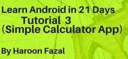 Learn Android Tutorial #3 Calculator App
