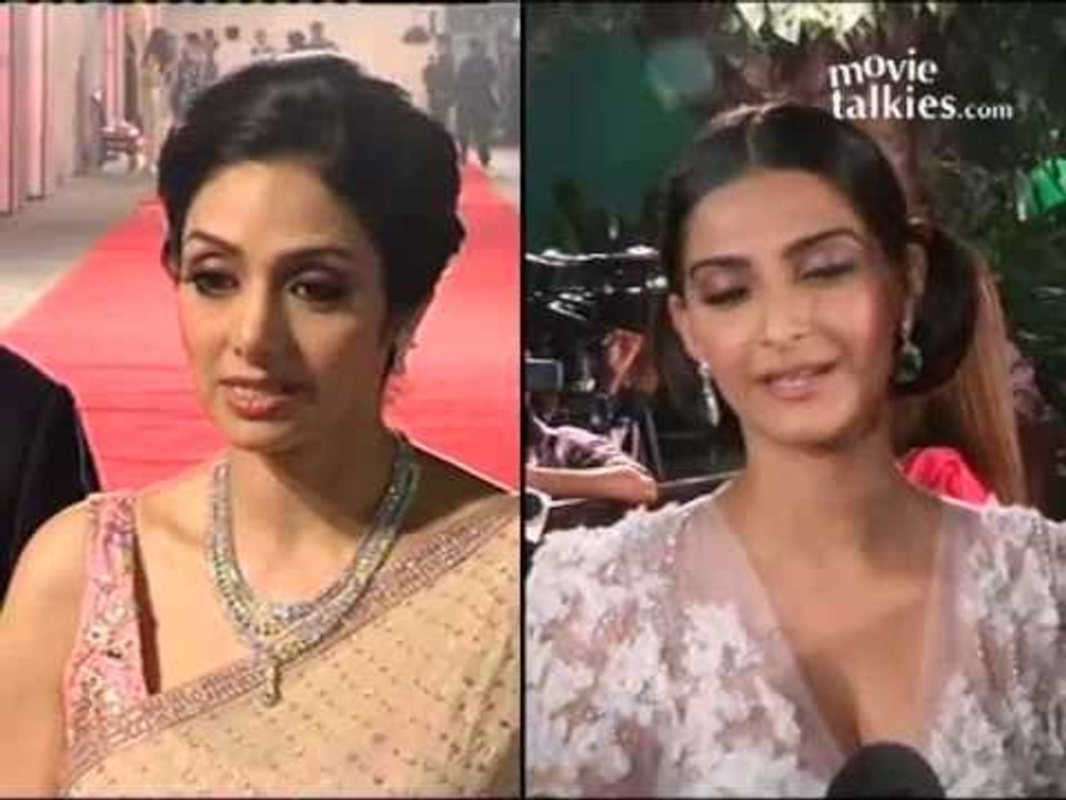 Sonam Kapoor, Sridevi Exchange Make-Up And Style Tips