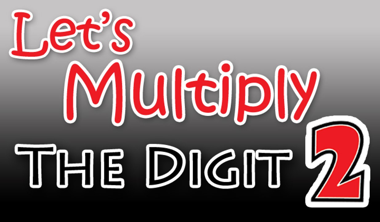 Multiply the Digit Two | Song For Kids & Preschool Children | Multiplication Tables