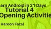 Learn Android Tutorial #4 Opening Activities in Android
