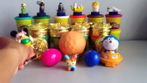 BALLS SURPRISE EGG PLAY-DOH KITTY | Play Doh Cups With Surprise Eggs