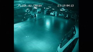 Ghost Caught on CCTV Camera _ Parking Garage Security Camera Footage _ Shocking Scary Ghost Sighting