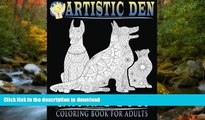 FAVORIT BOOK Cats and Dogs Coloring Book For Adults: Unique Floral Tangle Dog and Cat Designs