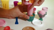 PLAY DOH Glaces et cupcakes Tuto ♥ PLAY DOH Ice creams and Cupcakes DIY