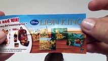 FAIL 2 The Lion King Kinder Surprise Eggs Unboxing - Chocolate Surprise Eggs