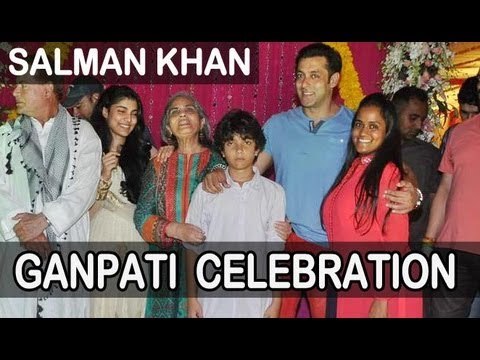 Salman Khan Celebrates Ganesh Chaturthi With His Family