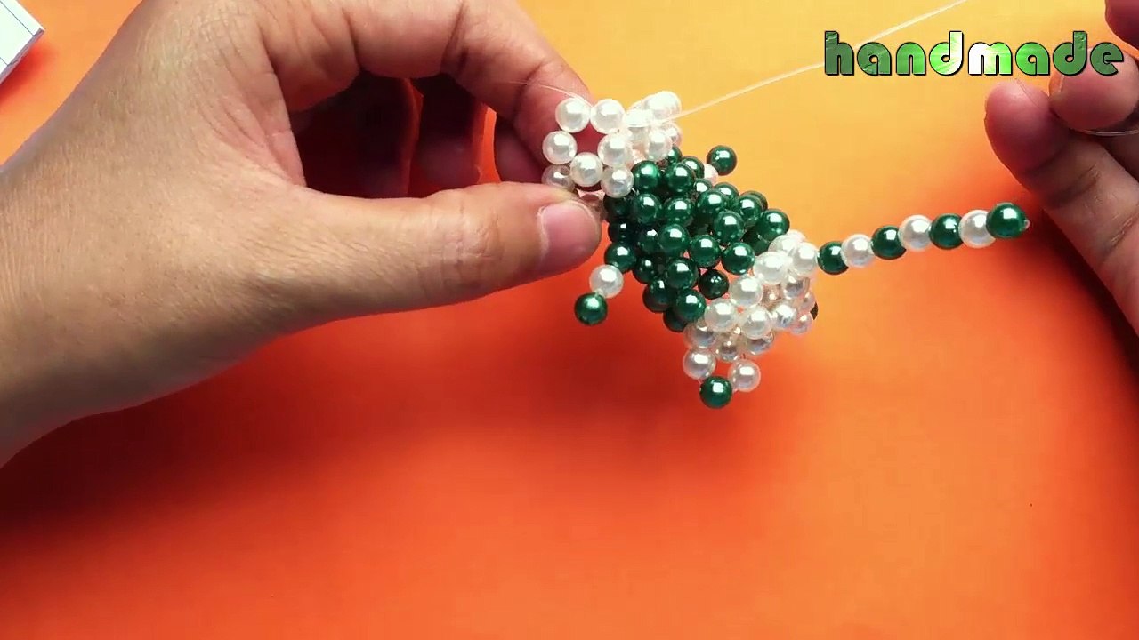 Beaded bead tutorial: Mouse - Tuổi tý- Hướng dẫn kết hạt cườm (2/2)