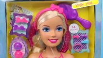 Barbie Hair with Frozen Elsa and Anna Barbie Dolls Stylin 39 Head Hair Braids by DisneyCarToys