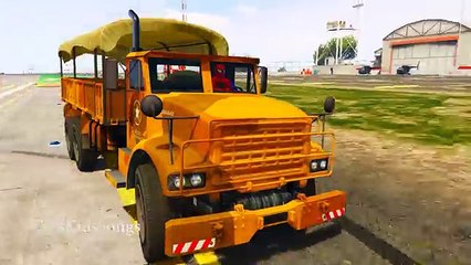 MILITARY TRUCKS and SPIDERMAN in Cars Cartoon for Kids with Nursery Rhymes Songs for Children