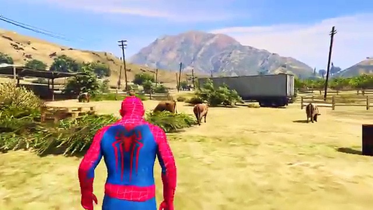 CARS Cartoon for Kids Lightning Rayo McQueen & Monster Trucks Vehicles Spiderman Video for children