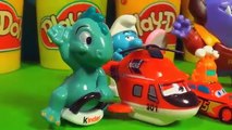18 Surprise Eggs Play Doh HELLO KITTY Disney Cars PLANES The SMURFS LPS Pony Monsters University