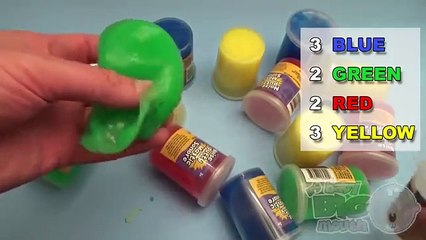 Surprise Eggs Colors ★ Learn Colours For Kids With Noise Putty Ooze and Glitter Putty