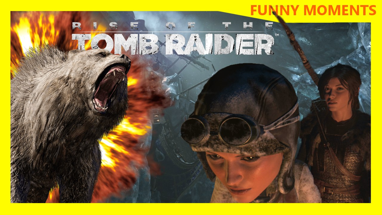 Rise of the Tomb Raider Lustige Momente [ Funny Moments | German | Deutsch | Herr ZockBot ]