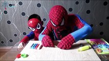 Spiderman Play Doh| Spiderman Father & Spiderman Child| Learn Colors Modeling Clay Fun and Creative