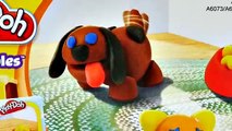 Play Doh Making Puppies How To Make Playdough Puppy Dog Cachorros Plastilina DCTC