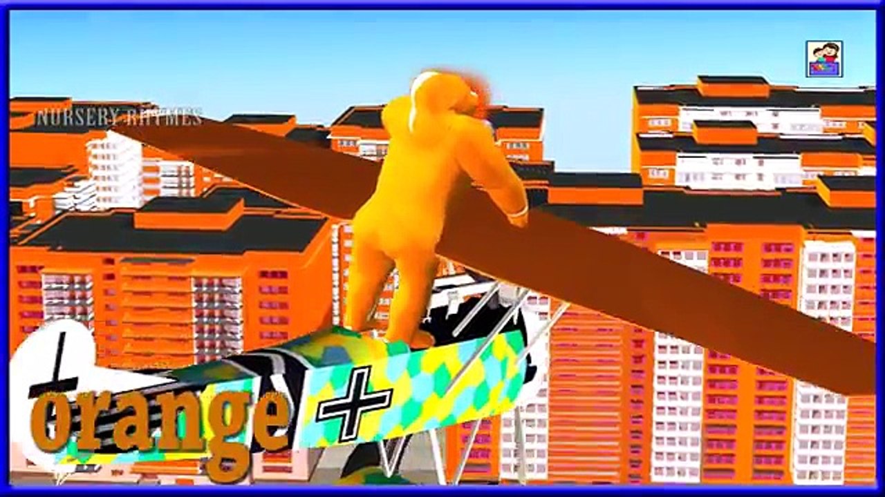 Crazy Gorilla Colors song || king Kong Rainbow dress v/s fire dragon || king Lion v/s all animals