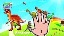 Dinosaurs Finger Family Cartoon | Nursery Rhymes Songs | Finger Family Dinosaur