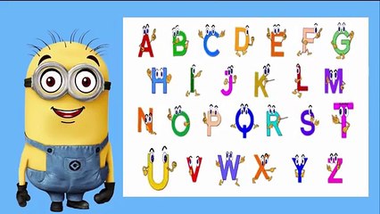 ABC Song Minions for kids ♥ Children songs Nursery Rhymes