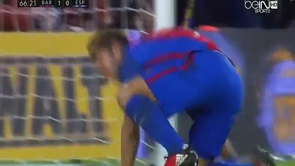 مراوغة خيالية من ميسي ضد اسبانيول