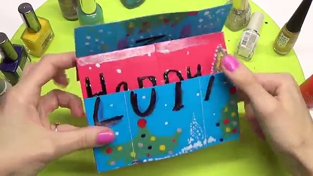 DIY Crafts - how to make magic card _ new year card 2017 _ DIY beauty and easy - YouTube