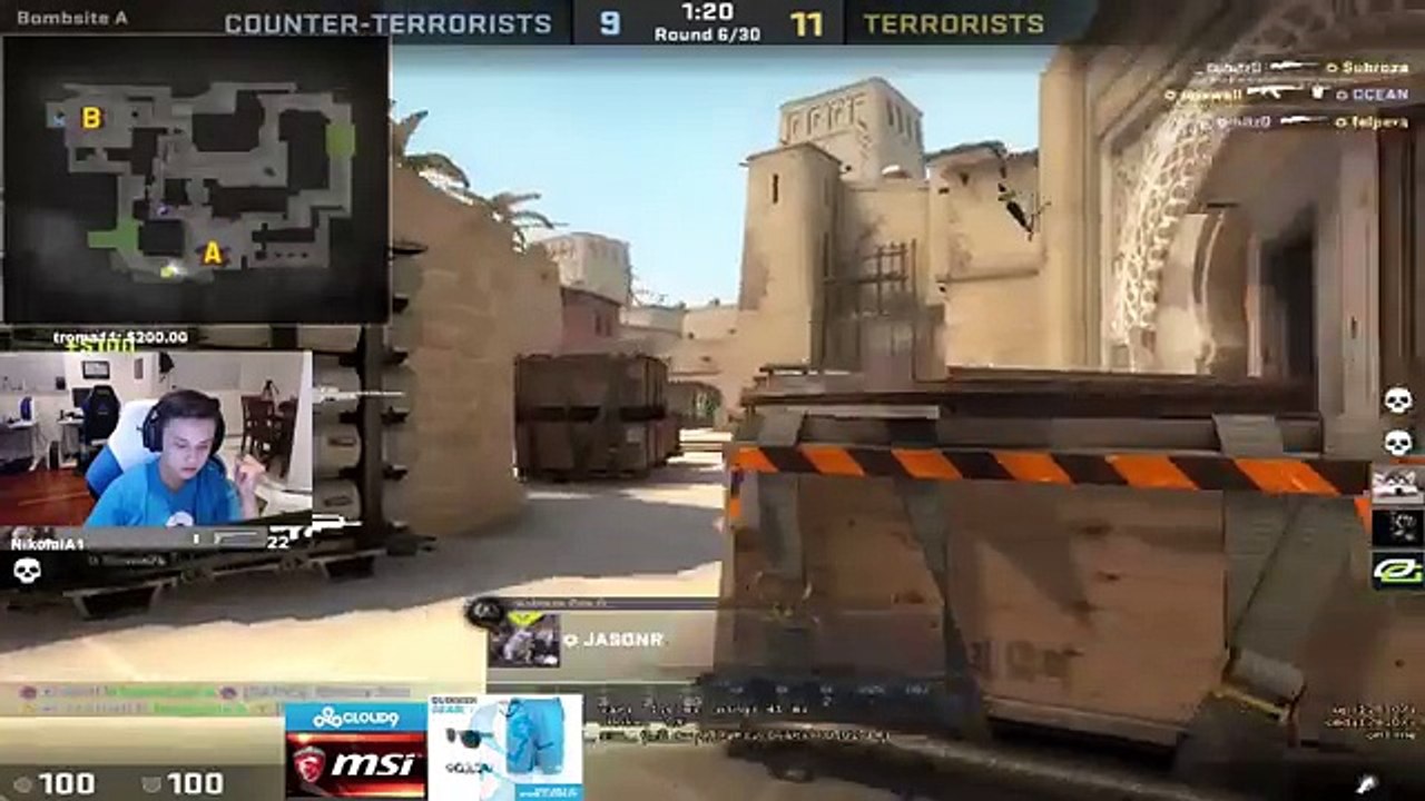 CS:GO - NITR0 INSANE AWP ACE