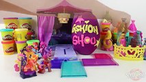 ♥ Play Doh My Little Pony Rarity Princess Cinderella Dress Plasticine Creations and Toys Surprise