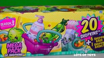 Shopkins Mega Pack Season 3 Includes 20 Shopkins and Surprises by Lots of Toys