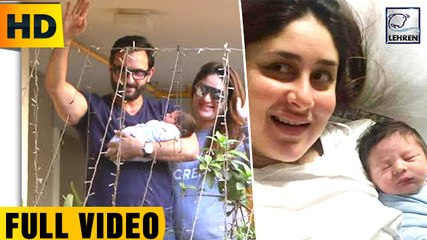 Kareena Kapoor's Baby Taimur Ali Khan's FULL VIDEO After Delivery  | LehrenTV