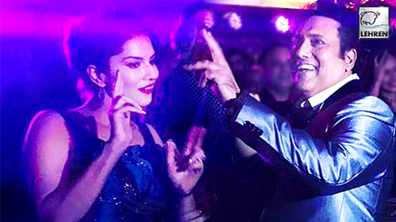 Must WATCH! Sunny Leone Dance On 'Ankhiyon Se Goli Maare' With Govinda | LehrenTV