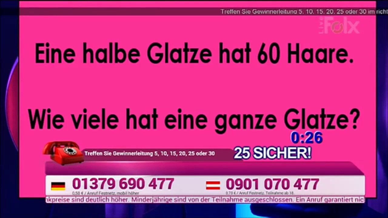 Folx Quiz: Tobi hat Langeweile (18.06.2016)