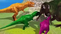 Color Animated Horse Cartoons For Children | Colourful Horse Dance Riding Color Song For Kidergarten