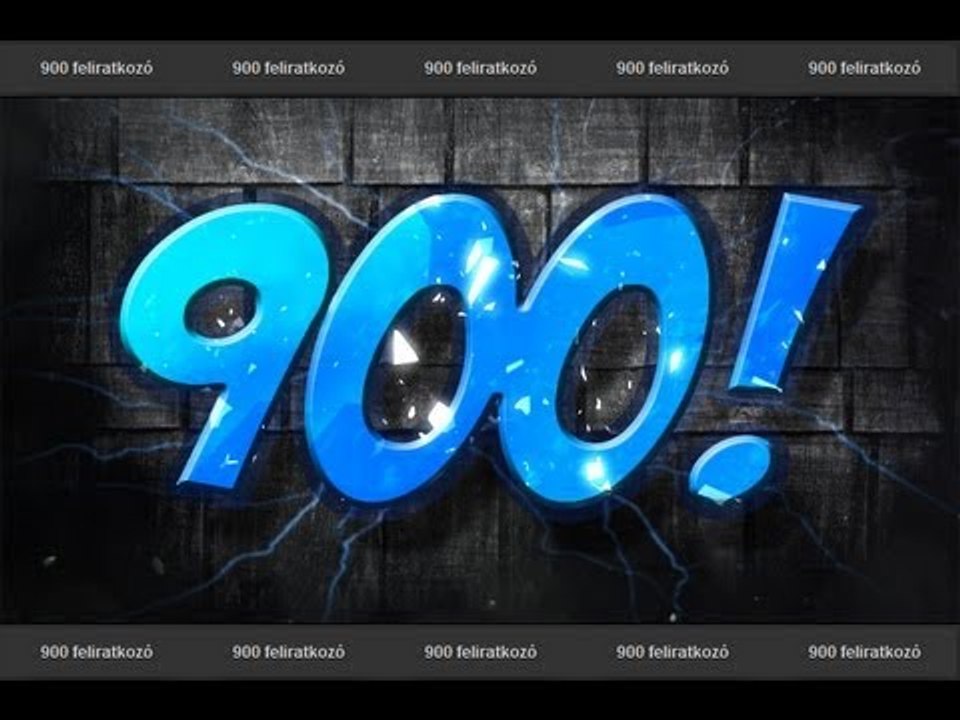 900 FELIRATKOZÓ! Nagyon Köszönöm Nektek!
