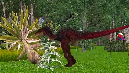 Dinosaur Cartoon Fighting And Singing Finger Family Children Nursery Rhymes 3D Animated