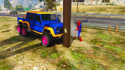 TOY FOR KIDS Cars for Children in Funny Spiderman Cartoon for Kids