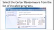 How to Delete Cerber Ransomware From Windows 10