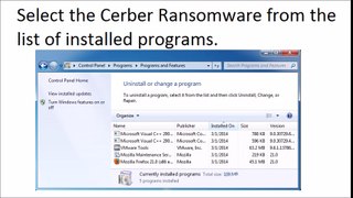 How to Delete Cerber Ransomware From Windows 10