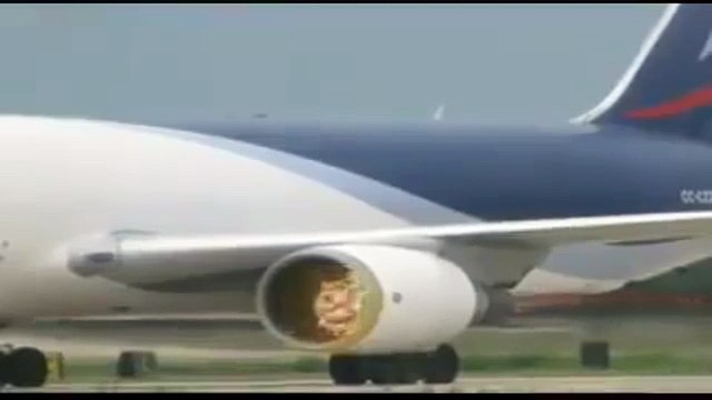 حادث مروع ! مقتل احد عمال مطار داخل محرك طائرة نفاثه!!