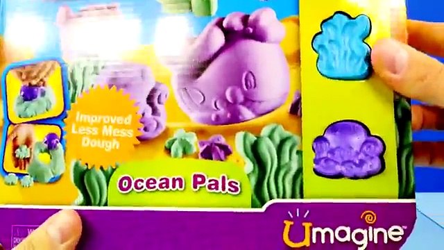 Moon Dough Mermaid Ariel Ocean Pals Play Doh Sea Animal Toys Plastilina Princesa Juguetes