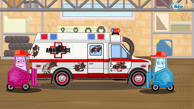 Kids Cartoon about The Yellow Tow Truck - Service Vehicles - Cars & Trucks Cartoons for children