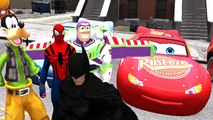 ★Lightning McQueen Cars★ Spiderman, Batman, Hulk, Goofy, Buzz Lightyear & Nursery Rhymes