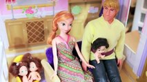 Barbie Babysitting Anna & Kristoffs Triplets Disney Frozen Parody Play Doh AllTOYCollector