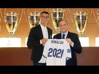 كريستيانو رونالدو يوقع على عقده الجديد مع ريال مدريد و يصنع التاريخ
