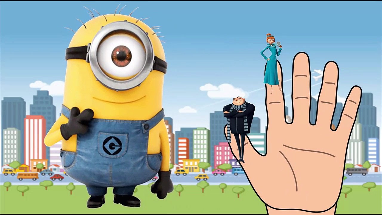Finger Family Despicable Minion Family | Finger Family Rhymes For Children