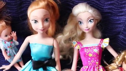DisneyCarToys Frozen Dolls Elsa, Anna and Kids Join Barbie and Hans in HAWAII Plane Ride and Beach